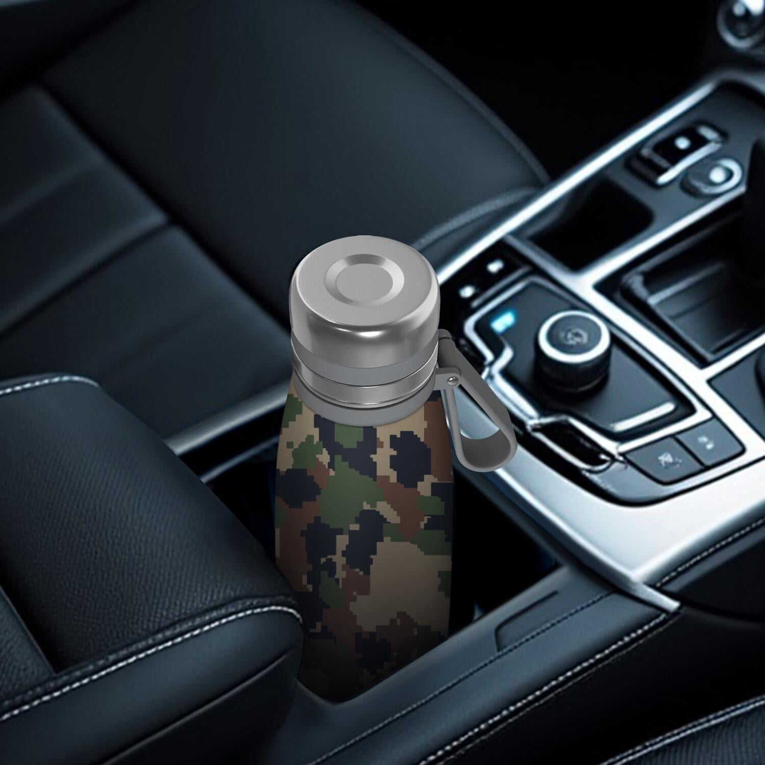 29oz Insulated Water Bottle with Tea Infuser, Stainless Steel Travel Mug, Camouflage Print