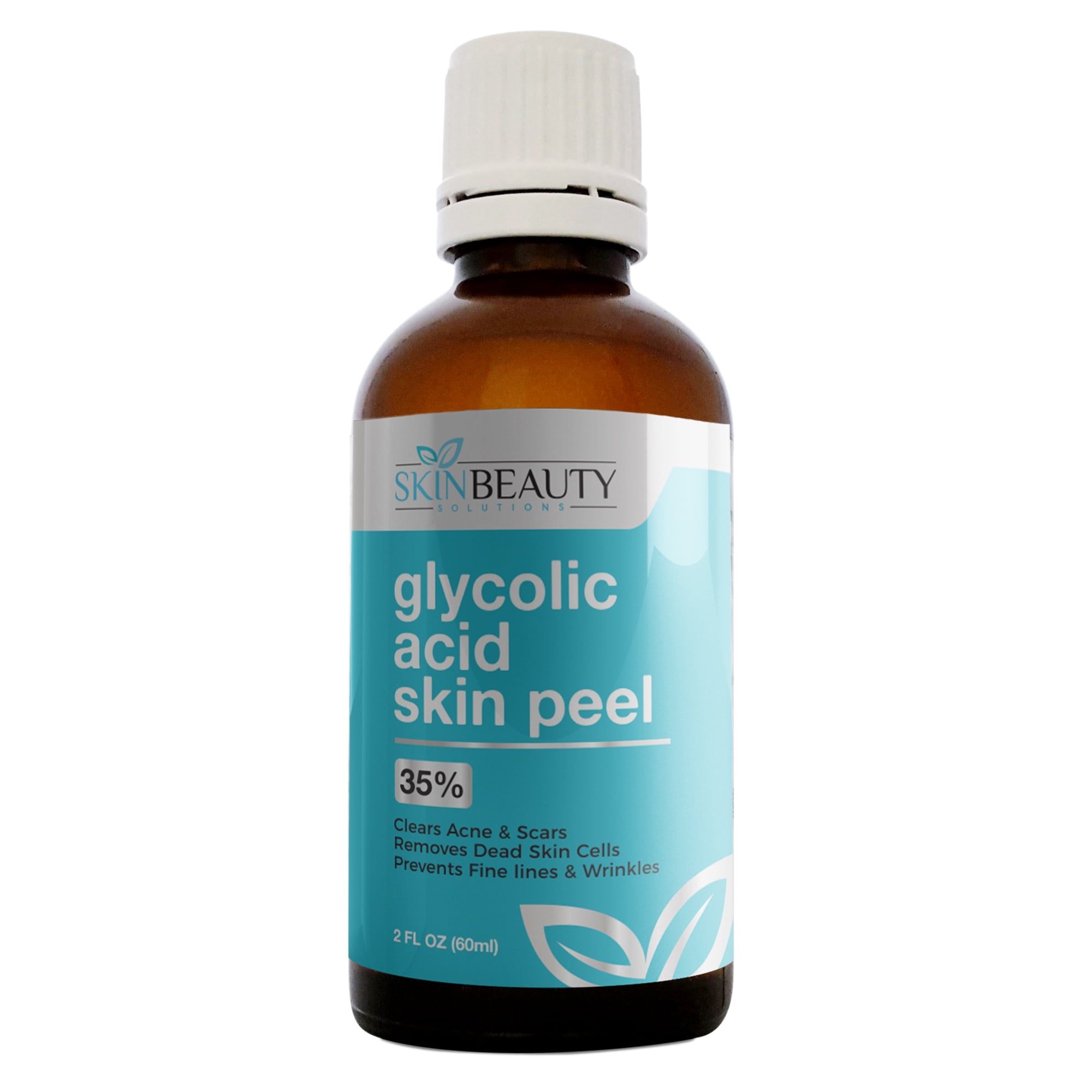 GLYCOLIC ACID Skin Chemical Peel 35 UNBUFFERED Natural Alpha Hydroxy