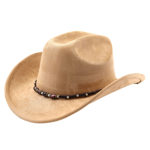 Western Frontier Styled Cowboy Hat Curved Brim for Outdoor Adventures Travel Riding Country Classic Craftsmanship