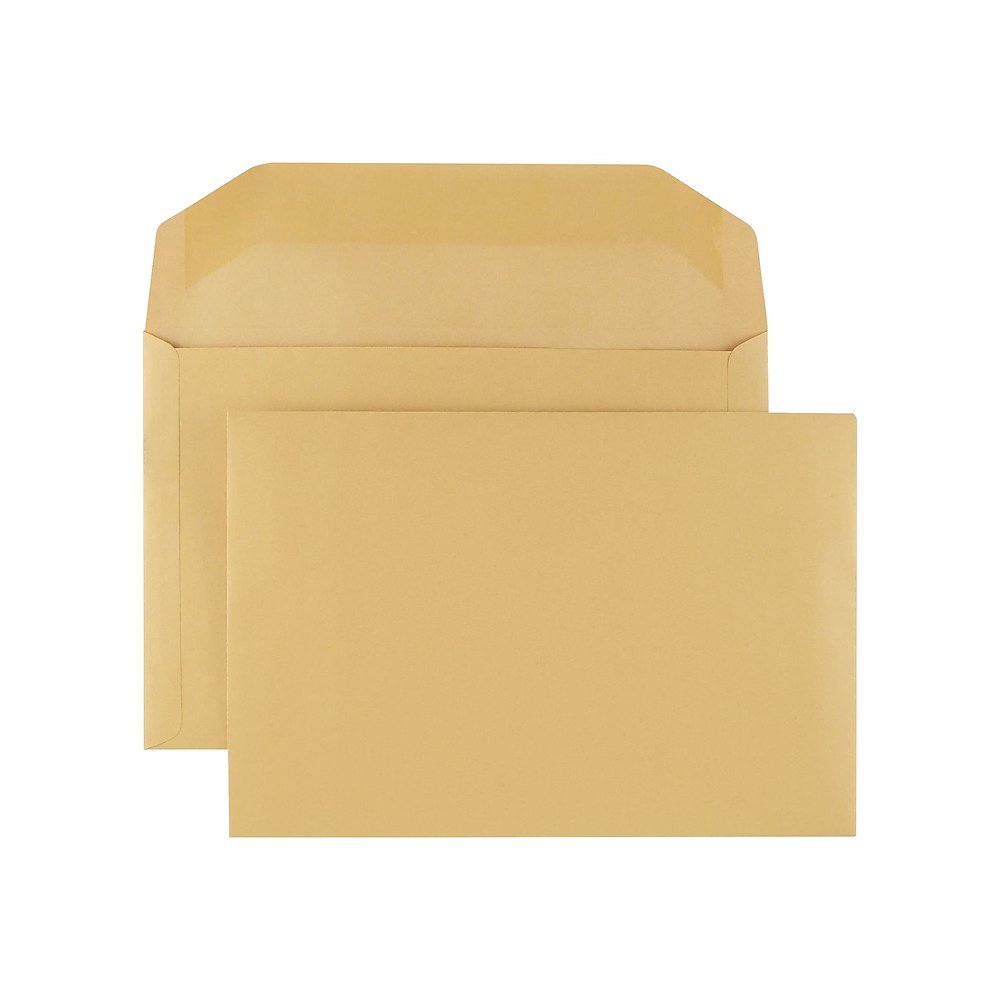 Staples Kraft ExtraHeavyweight Booklet Envelopes 10" x 15" Brown 75