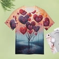 thumbnail image 4 of The Giving Tree Women's Short Sleeve T-Shirt Crew Neck Casual Summer Trendy Loose Fit Tops, 4 of 6