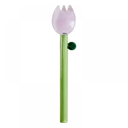 

Coffee Stir Sticks Glass Cute Flower Swizzle Sticks for Cocktails Holiday Stir Sticks Reusable Drink Stir Stirrers for Hot Cocoa Chocolate Valentine s Day Bar Party