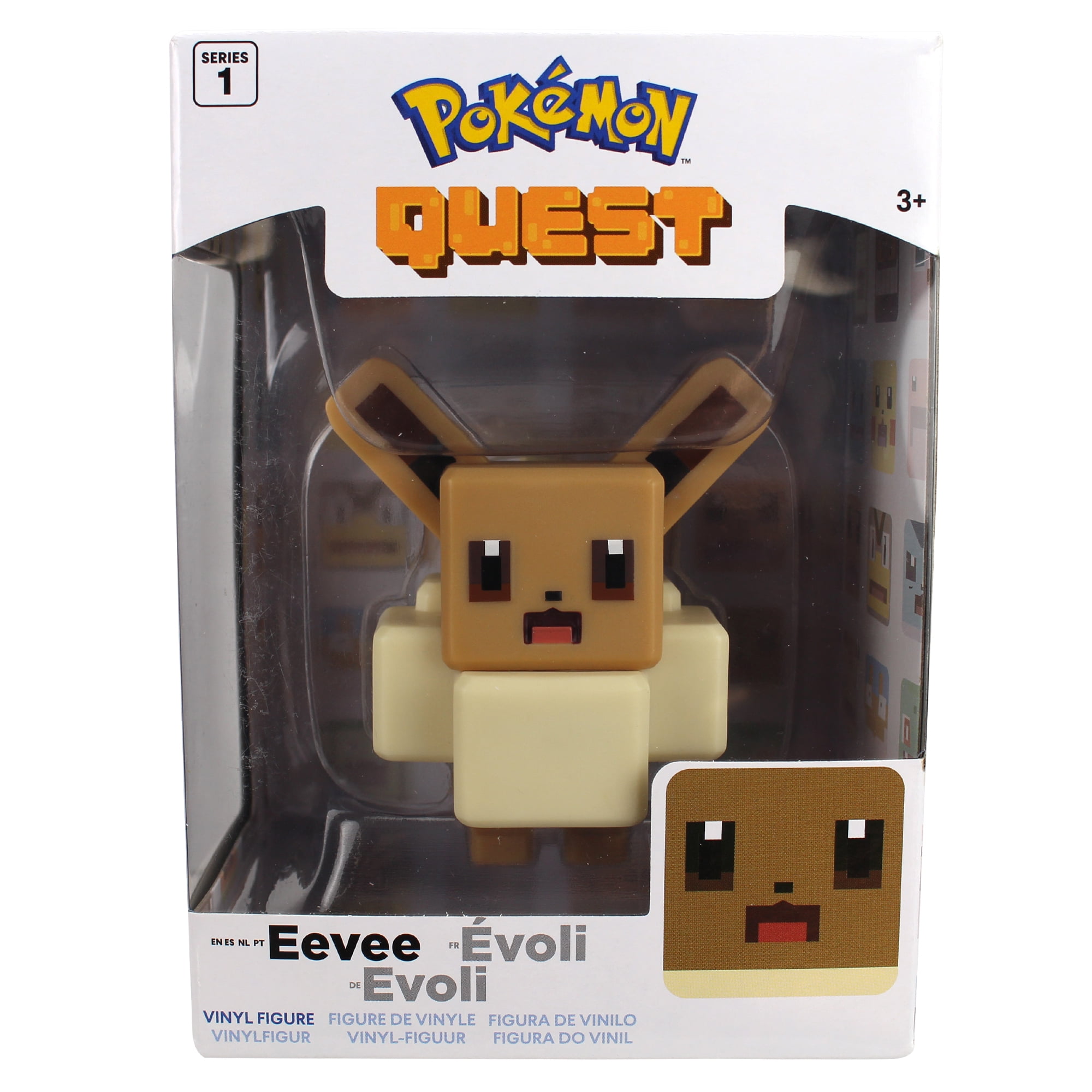 Wicked Cool Pokémon Quest 4″ Vinyl Figure- Eevee- Officially Licensed  Pokemon Quest Figure