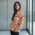 thumbnail image 2 of FOR U DESIGNS Maple Leaf Thanksgiving Pullover Hoodies for Women Oversized Sweatshirts for Women Loose Fit Size M Ladies Lightweight Pullover Hoodie Sweatshirt Winter, 2 of 7