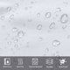thumbnail image 5 of HANNN | 1 pieza Cortina de ducha Tela impermeable antimoho Cortinas de ducha de poliéster grandes lavables para bañera o baño Blanco 120x200cm, 5 of 5