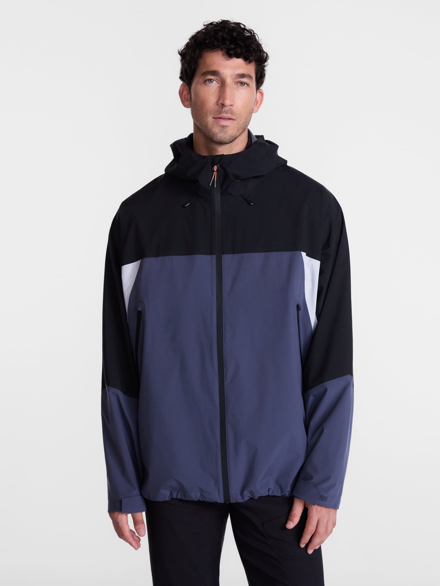 Ozark Trails Men's and Big Men's Pinnacle System Rain Jacket, Sizes S-3XL