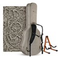 thumbnail image 1 of Yescom Étui Rigide pour Guitare Acoustique avec Support Pliant, Sangle de Sac à Dos et Support Pliant, Compatible avec Dreadnought 40 Pouces 41 Pouces, Édition Exclusive 2026 Rococo GainsBoro, 1 of 11