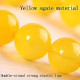 thumbnail image 2 of [Yue Xinghui] Propiedad Intelectual Procesada 1PCS Pulsera De Limpieza De Jaspe Amarillo Para Reiki Healing Stone Crystal Healing Chakras Yoga Meditación Antifatiga Ágata ANGGREK  Otros, 2 of 8