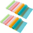 thumbnail image 2 of 1/2/4/8/12pcs Washable Fridge Mats, Refrigerator Covers Pads, Waterproof Non-Slip Freezer Glass Shelf Liners, Cabinet Drawers Mat, Organization And Storage, Accessories & Stuff (Single Piece 50g), 2 of 5