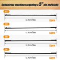 thumbnail image 2 of YISITIAN 48pack 5 Inch Scroll Saw Blade Set,10/15/18/24TPI CJ919-66698, 2 of 7