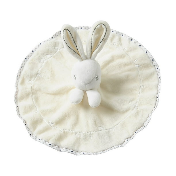 Muñeco de peluche de conejo blanco disecado para niños de 23 cm