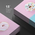 thumbnail image 3 of Impression sur Toile Art Mural Beignes Bleus et Roses Saupoudrés et Rayés Fruits Photographie Alimentaire Réalisme Chic Pittoresque Coloré Multicolore Ultra pour Salon, Chambre, Bureau - 12"x18 Pouces, 3 of 5
