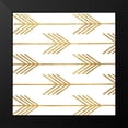 thumbnail image 2 of Medley, Elizabeth 15x15 Black Modern Framed Museum Art Print Titled - Golden Arrows I, 2 of 5