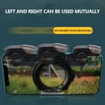 thumbnail image 4 of Minkissy 1Pair Sturdy Game Handle Trigger Black Premium Metal ABS Compact Mobile Game Controller, 4 of 4