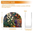 thumbnail image 4 of Yayeee Napkin Holder for Table Kitchen Paper Tissue Organization, White Floral Garden, 4 of 8