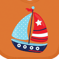 thumbnail image 4 of Inktastic Sailing Boat, Sailor, Sailing, Sails, Boat, Ship Boys Baby Bib, 4 of 4