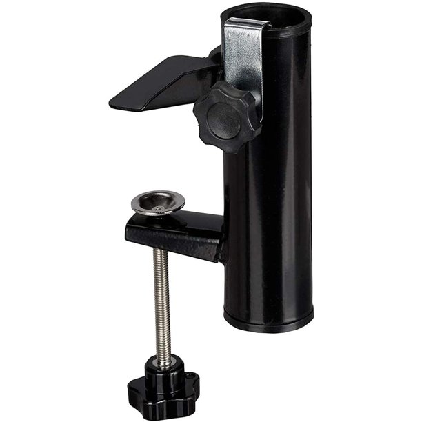 Soporte para sombrilla de balcón, abrazadera de fijación para sombrilla de jardín, abrazadera para soporte de sombrilla para mesa y balcón, soporte decorativo para sombrilla Rojo Verde
