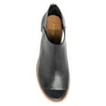 thumbnail image 4 of YDN Women Trendy Peep Toe Low Block Heeled Sandals Back Zipper Cutout Ankle Booties Comfy Dress Daily Shoes Size 5.5 Black, 4 of 4