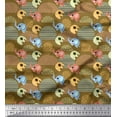 thumbnail image 1 of Soimoi Viscose Chiffon Fabric Cute Elephant Kids Print Fabric by Yard 42 Inch Wide, 1 of 1