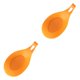 thumbnail image 1 of Cateissary Gran oferta, 1 pieza, alfombrilla de silicona de alimentaria, mantel Individual de silicona resistente al calor, bandeja, Naranja 2piezas, 1 of 6