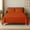 Burnt Orange, variant on 4Pcs Sleeper Sofa Bed Sheet Queen Size Sheet Set - 100% Egyptian Cotton 800 Thread Count, 5" Deep Pocket Ultra-Soft and Breathable - Navy Blue Solid