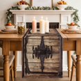 thumbnail image 3 of Vintage Farm Doors Table Runner 36 Inches Long,Kitchen Dining Tablerunners Country Wooden Boards Linen Table Runners Dresser Scarves for Home Dinner Wedding Holiday Party Decor, 3 of 9
