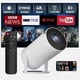 thumbnail image 1 of 5G 4K projector smart HD LED WiFi Bluetooth HDMI. USB Android home theater - WELLNGS 0 0, 1 of 5