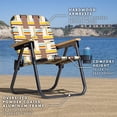 thumbnail image 3 of GoSports Outdoors WOVN Beach Backpack Chair - Premium Folding Camping Chair - 9 Styles Available - DRIFTER, 3 of 7