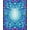 Blue, Pattern 4, variant on ODIKA 4'x6' Machine Washable Non-Slip Area Rug, Intricate Triangle Motif with Cottage Board and Arcana Inspired Design High Traffic Rug, Beige, 194530