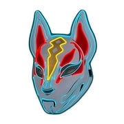 Electro Luminescent Fox Drift LED Mask, Blue & Yellow