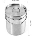 thumbnail image 4 of KAIYANG Vaso de agua portátil para exteriores de 800 ml con asa plegable, vajilla para acampar y hacer senderismo, 4 of 4