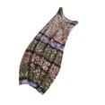 thumbnail image 3 of Vestido de mujer Chaleco estampado floral Vestido de tirantes sin mangas Vestido de playa sin mangas, Rosa, M Inevent AP002325-01, 3 of 7