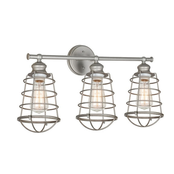 Design House Ajax 3-Light Indoor Vanity Light, Steel