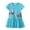 Z04 Sky Blue, variant on Toddler Girls' Dresses Children's Skirt Spring And Summer Short Sleeved Knitted Round Neck Cute Clothes for Girls Size 4T