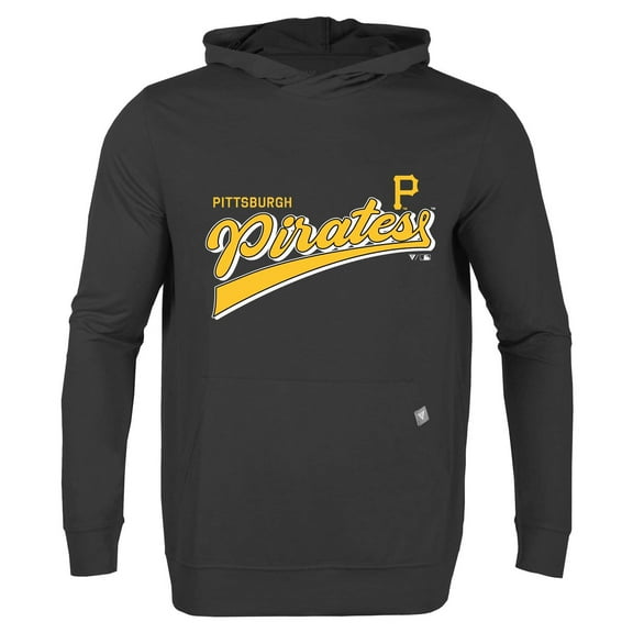 Men's Levelwear  Black Pittsburgh Pirates  Relay 2.0 Retro Pullover Hoodie