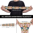 thumbnail image 4 of Lsque Retro Summer Stamp Cooling Arm Sleeves for Men & Women -Compression Sleeves to Cover Arms for Working,Sun Sleeves for UV Protection,Breathable, Moisture-Wicking, 4 of 8