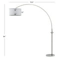 thumbnail image 4 of SAFAVIEH Mira 84 in. H Modern Glam Arc Floor Lamp, Shine Nickel, 4 of 5