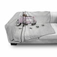 thumbnail image 3 of Cars Soft Flannel Fleece Blanket, Just Married Themed Open Roof Top Car Love for Bride and Groom Picture Wedding Print, Cozy Plush for Indoor and Outdoor Use, 60" x 80", Pink White, by Ambesonne, 3 of 6