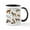 White/Black Inside, variant on CafePress - Foxes Of The World Mug - 11 oz Ceramic Mug - Novelty Coffee Tea Cup