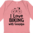 thumbnail image 4 of Inktastic I Love Biking with Grandpa Boys or Girls Long Sleeve Baby Bodysuit, 4 of 5
