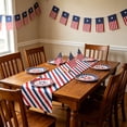 thumbnail image 4 of Uklsqma Independence Day Star Polyester Table Runner for Dining Table, Holiday Table Decoration, 33 x 150/180/200 cm, 1 Piece, 4 of 6