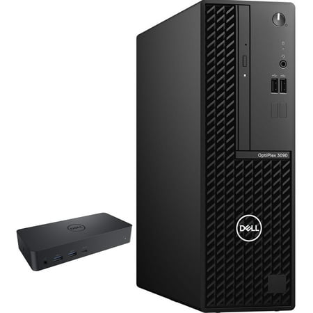 Dell OptiPlex 3090 SFF Home & Business Desktop (Intel i5-10500 6-Core, Integrated Graphics, 8GB RAM, 512GB PCIe SSD + 1TB HDD (3.5), Wifi, USB 3.2, Bluetooth, Win 10 Pro) with D6000 Dock