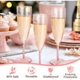 thumbnail image 2 of 36PCS Clear Champagne Flutes Plastic - 6 OZ Clear Disposable Champagne Flutes Party Supplies for Wedding/Birthday/Parties, 2 of 18