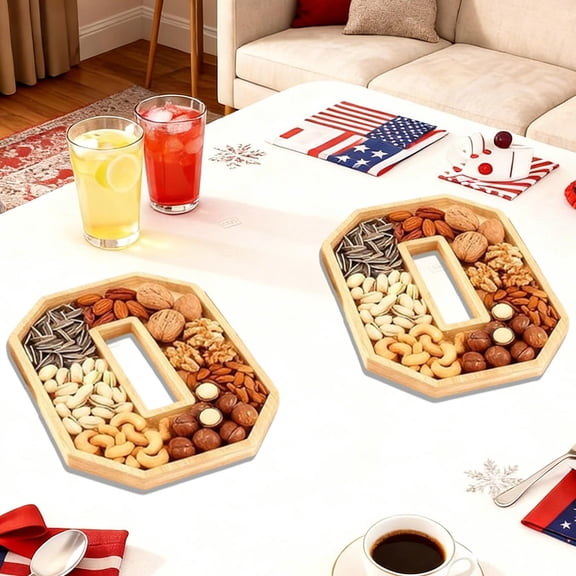 2026 Fillable Charcuterie Number Shaped Serving Tray, Washable Food Dish Plate, Charcuterie Board, Graduation Party Decoration