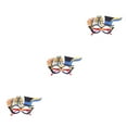 thumbnail image 4 of VONKY Monture de Lunettes DIY Plume Thème de Carnaval Fêtes Lunettes Décoratives Fille Dansante 3ensemble, 4 of 6