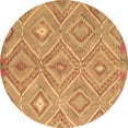 thumbnail image 1 of Ahgly Company Indoor Round Southwestern Brown Country Area Rugs, 8' Round, 1 of 4