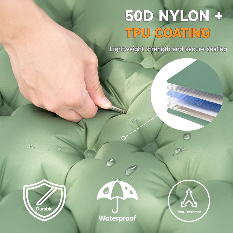 Aonhom Camping Sleeping Pad, Ultralight with Foot Pump photo 3