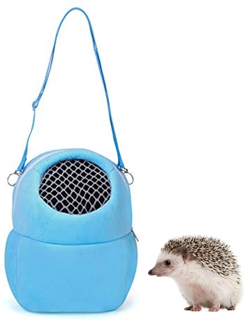 Hamster Carrier Portable Breathable Outgoing Travel Bag with Shoulder Strap for Small Pets Hedgehog Sugar Glider Squirrel Rabbit HEEPDD Pet Carrier Bag 