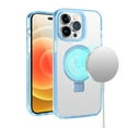 thumbnail image 5 of For iPhone 11 6.1 in. Case Magnetic Circle Stand w/ Side Grip + Tempered Glass, 5 of 5