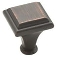 thumbnail image 1 of Amerock BP26131ORB Manor Bouton Carré - Bronze Huilé, 1 of 1
